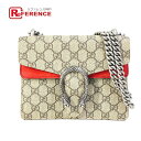 GUCCI グッチ 421970 GG ディオニュソス Wチェーン 斜め掛け カバン ショルダーバッグ GGスプリームキャンバス レディース ベージュ 【中古】(4)