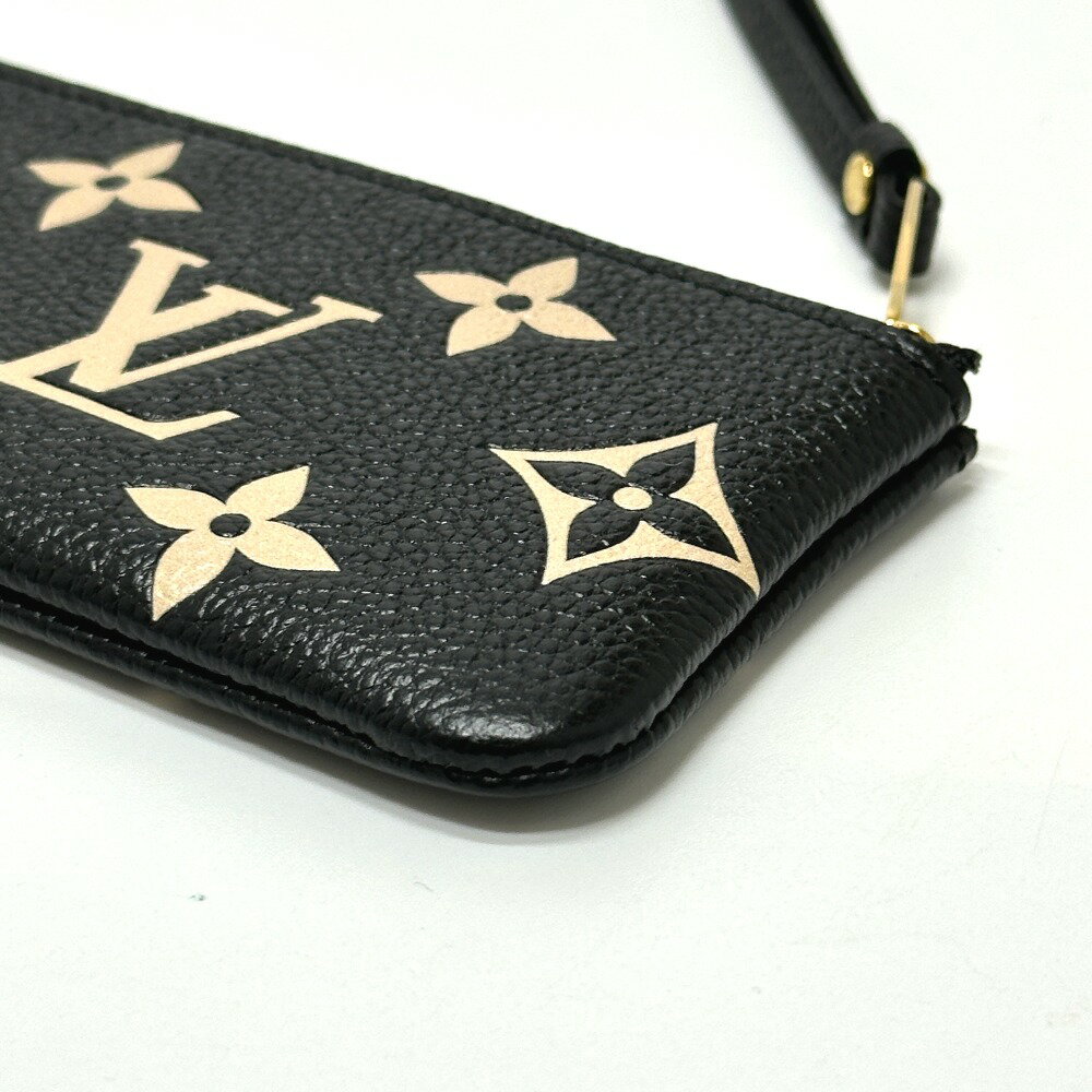 LOUIS VUITTON ルイヴィトン M80885 モノグラムアンプラント ポシェットクレ コインケース モノグラムアンプラントレザー レディース ブラック 【中古】