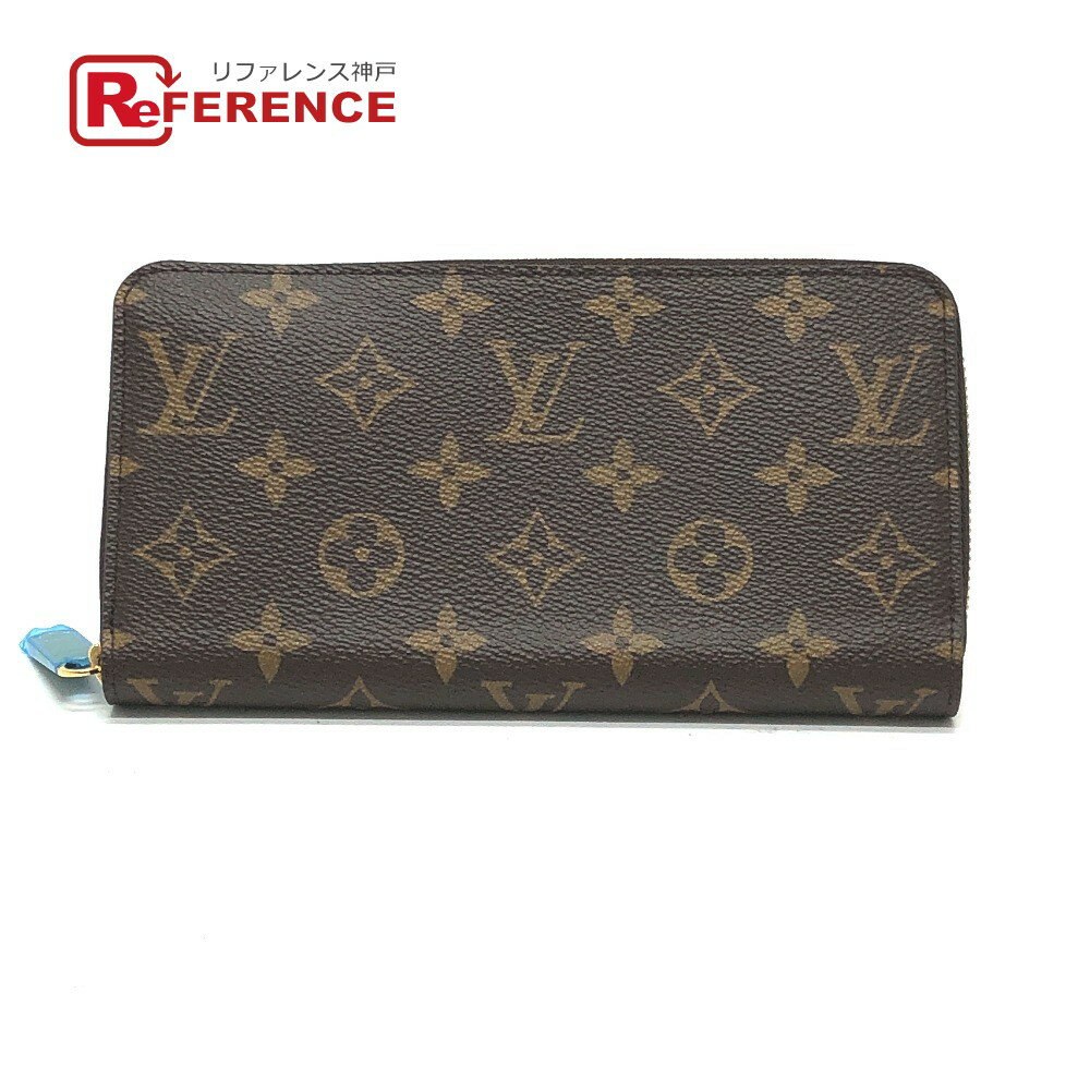 樂天商城 - LOUIS VUITTON ルイヴィトン M42616 モノグラム ジッピー ウォレット ラウンドファスナー 長財布 モノグラムキャンバス レディース ブラウン 新品同様 【中古】