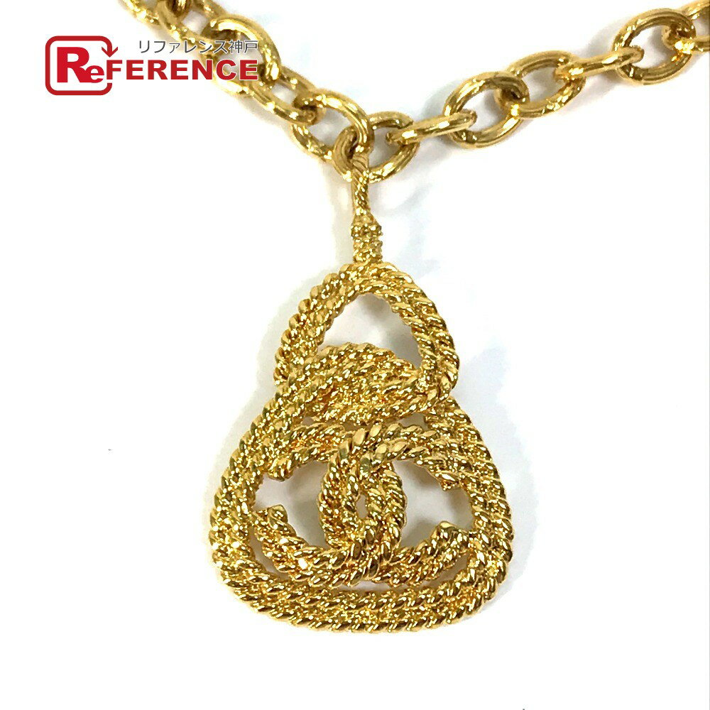 CHANEL シャネル ココマーク チェーン アクセサリー 93A ネックレス GP レディース ゴールド 【中古】