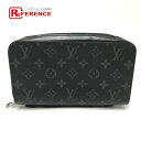 LOUIS VUITTON ルイヴィトン M61698 モノグラムエクリプス ジッピーXL ハンドバッグ トラベルケース 長財布 モノグラムエクリプスキャンバス メンズ ブラック 【中古】