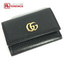 GUCCI グッチ 456118 鍵 GGマーモント 6連 キーケース レザー レディース ブラック 【中古】