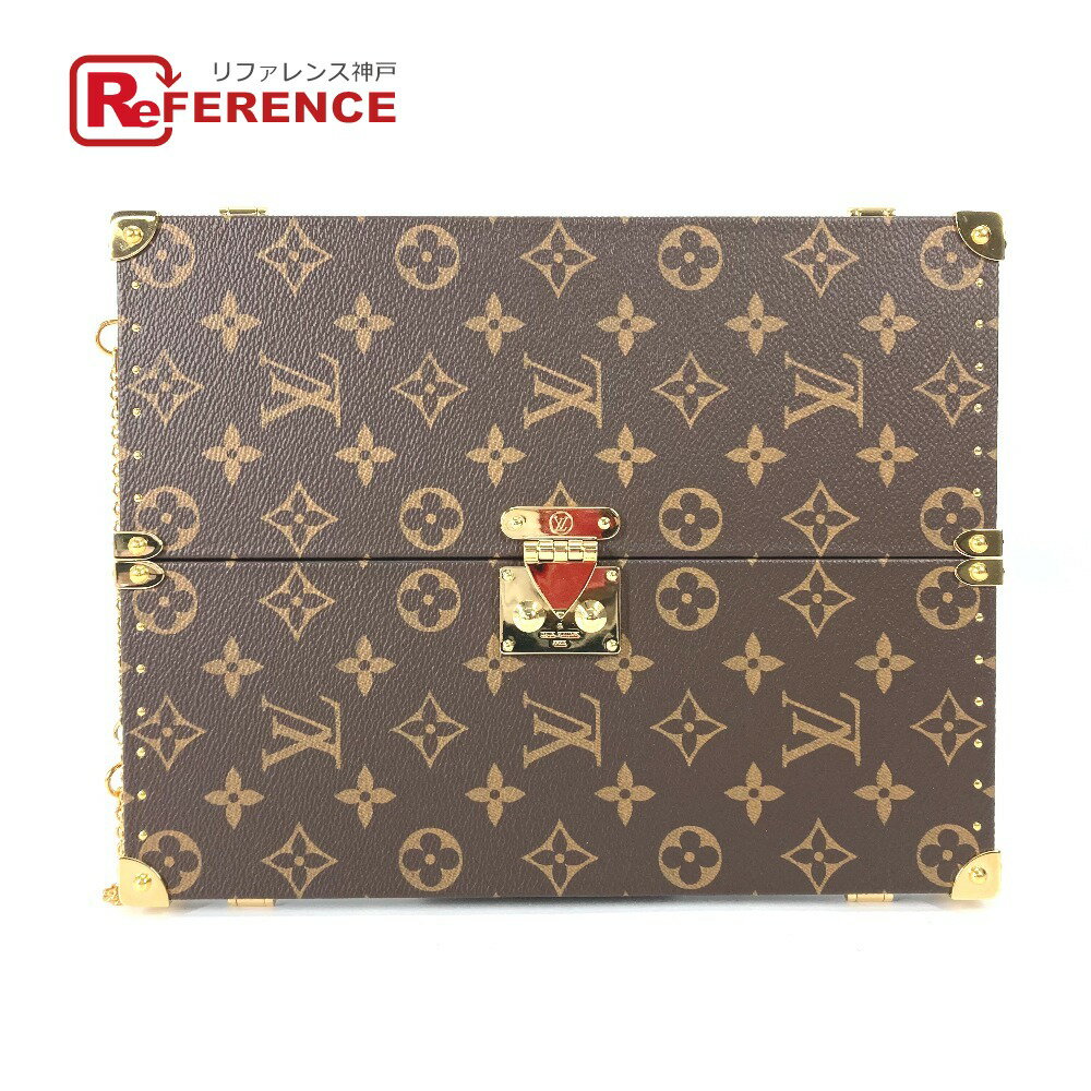 【中古】LOUIS VUITTON ルイヴィトン GI0554 モノグラム ホーム ミラー トランク インテリア 三面鏡 鏡 モノグラムキャンバス レディース ブラウン 未使用 