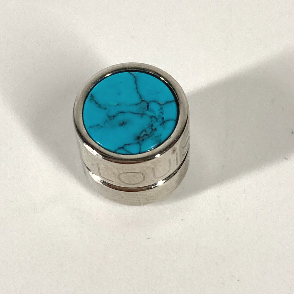 LOUIS VUITTON ルイヴィトン MP2360 ターコイズ ループピアス マグネットピアス アクセサリー ピアス メタル メンズ ブルー 【中古】
