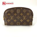 LOUIS VUITTON ルイヴィトン M47515 モノグラム ポシェット コスメティック メイクポーチ 化粧ポーチ モノグラムキャンバス レディース ブラウン 【中古】