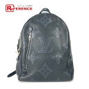 LOUIS VUITTON ルイヴィトン M57288 モノグラム・トリヨン・シャドウ アルマンド・バックパック カバン リュックサック レザー メンズ ブラッ...