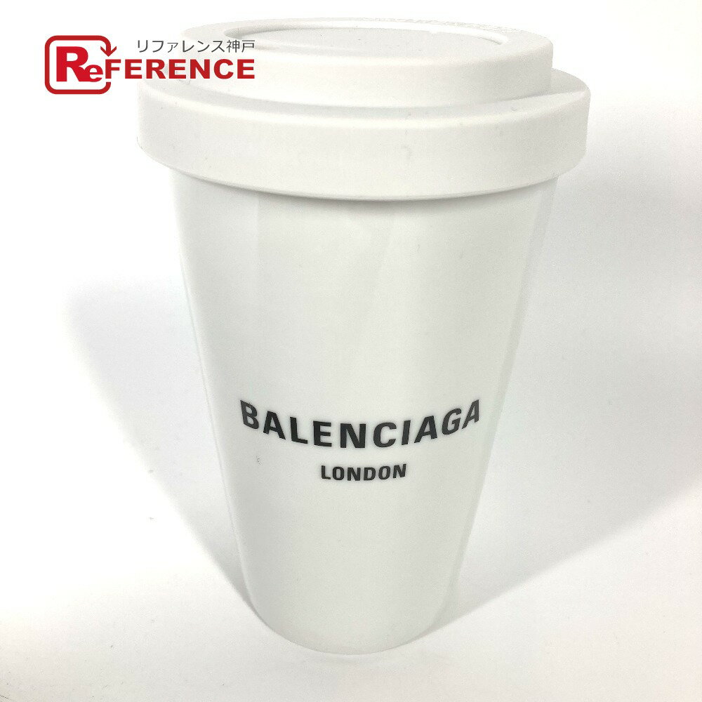 BALENCIAGA バレンシアガ 666275 ロゴ コップ カップ 蓋付き 食器 インテリア タン...