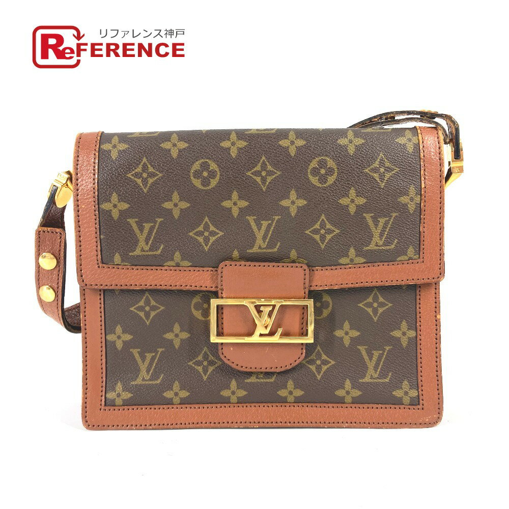 LOUIS VUITTON ルイヴィトン M51410 モノグラム サック・ドーフィーヌ 肩掛け ショルダーバッグ モノグラムキャンバス レディース ブラウン 