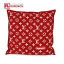 LOUIS VUITTON ルイヴィトン MP1886 シュプリーム SUPREME コラボ モノグラム ピロー 枕 インテリア クッション ウール/カシミヤ ...