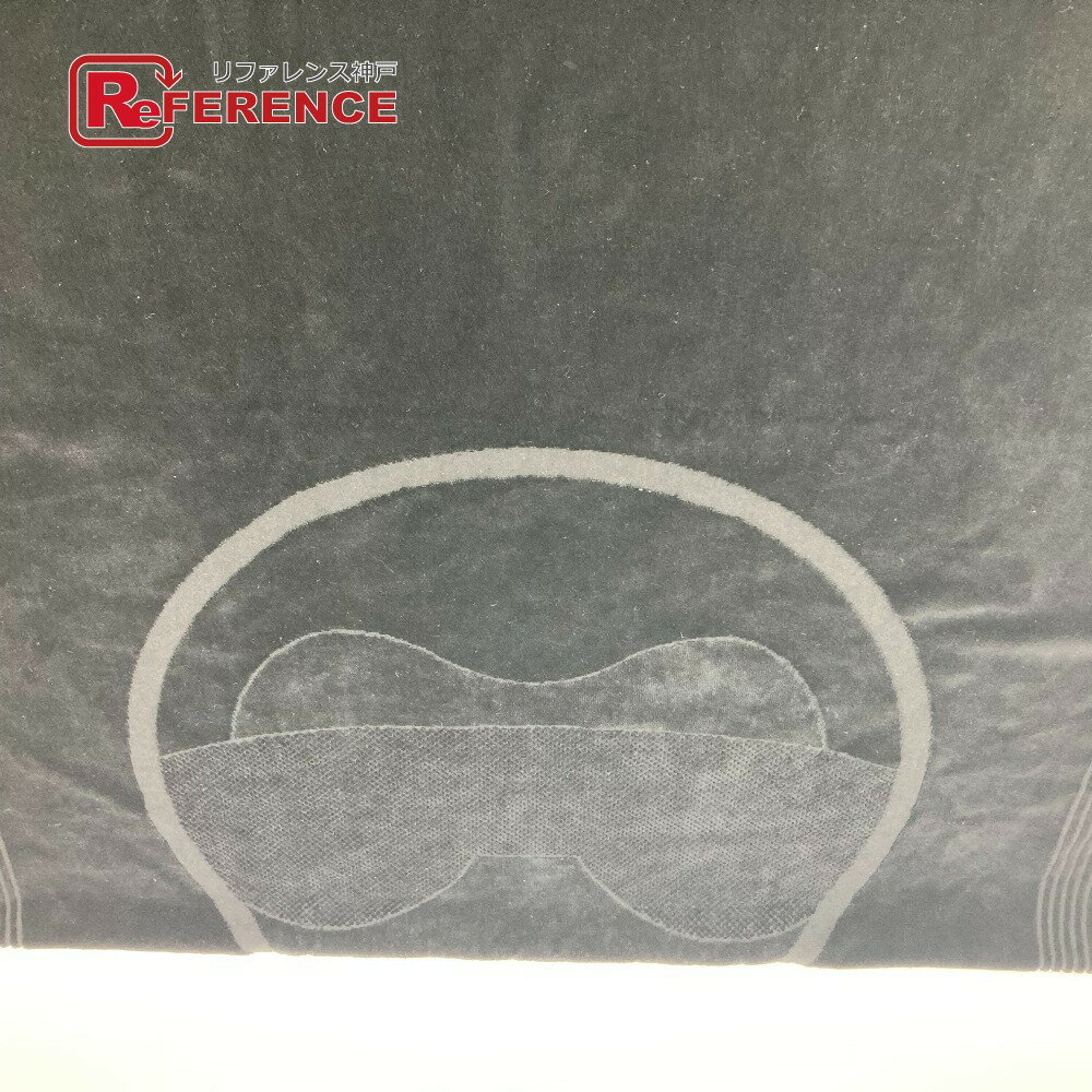 FENDI フェンディ FXA008 カールラガーフェルド バスタオル インテリア ひざかけ ブランケット カリート ビーチタオル 大判 フリンジ タオル コッ...