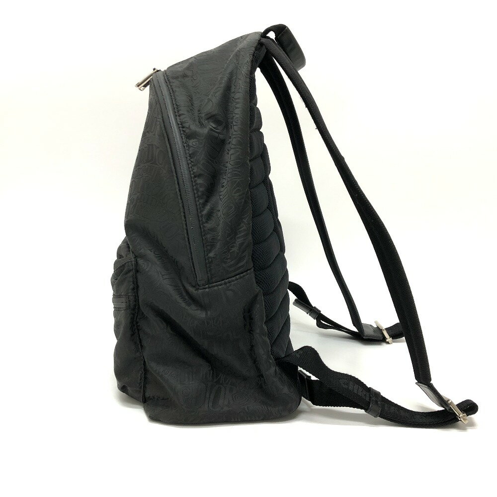 Dior ディオール 1PEBA064 Dior ×Stussy ステューシー コラボ バックパック カバン バッグ リュック リュックサック ナイロン/レザー ユニセックス ブラック 【中古】