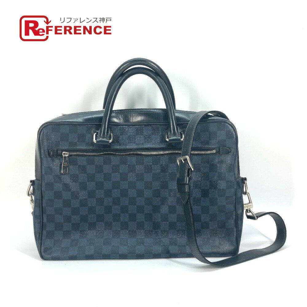 LOUIS VUITTON ルイヴィトン N41347 ダミエコバルト ポルトドキュマン ビジネス PDB 2AWY ハンドバッグ ショルダーバッグ ビジネスバッグ ダミエコバルトキャンバス メンズ ブラック 【中古】