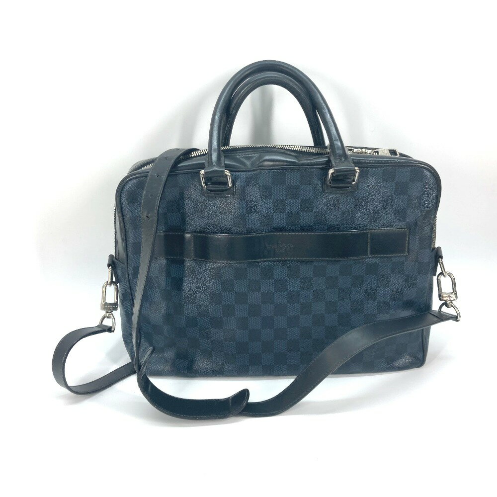 LOUIS VUITTON ルイヴィトン N41347 ダミエコバルト ポルトドキュマン ビジネス PDB 2AWY ハンドバッグ ショルダーバッグ ビジネスバッグ ダミエコバルトキャンバス メンズ ブラック 【中古】