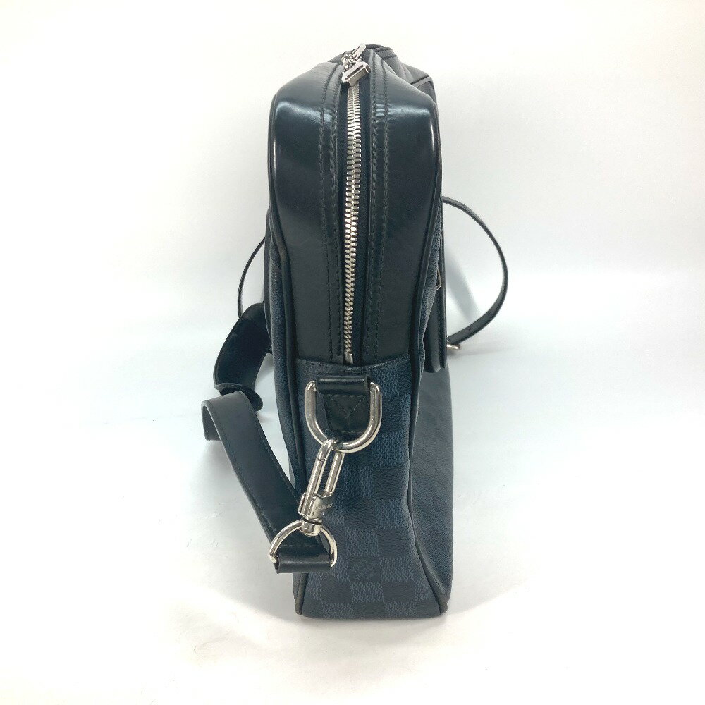 LOUIS VUITTON ルイヴィトン N41347 ダミエコバルト ポルトドキュマン ビジネス PDB 2AWY ハンドバッグ ショルダーバッグ ビジネスバッグ ダミエコバルトキャンバス メンズ ブラック 【中古】