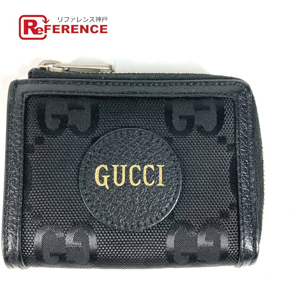 GUCCI グッチ 657587 財布 小銭入れ オフザグリッド OFF THE GRID L字ファスナー コインケース ナイロン メンズ ブラック 【中古】