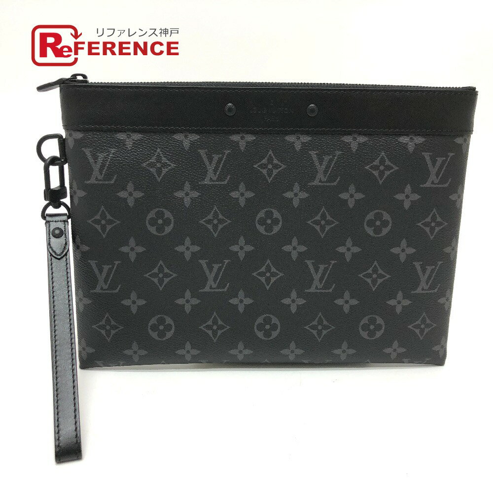 LOUIS VUITTON ルイヴィトン M81569 ポシェットトゥーゴー カバン クラッチバッグ モノグラムエクリプスキャンバス メンズ ブラック 【新品】のサムネイル