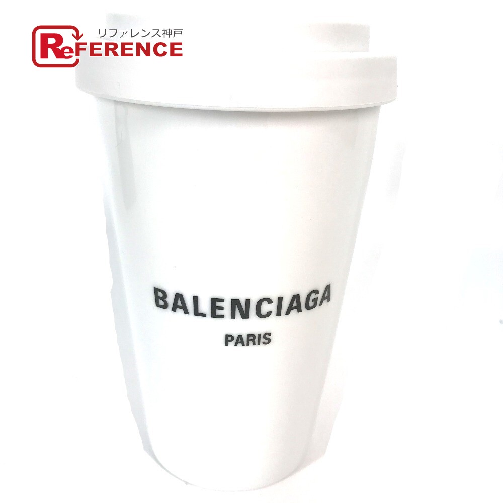 BALENCIAGA バレンシアガ 666275 ボトル ロゴ コップ カップ 蓋付き 食器 タンブラ...