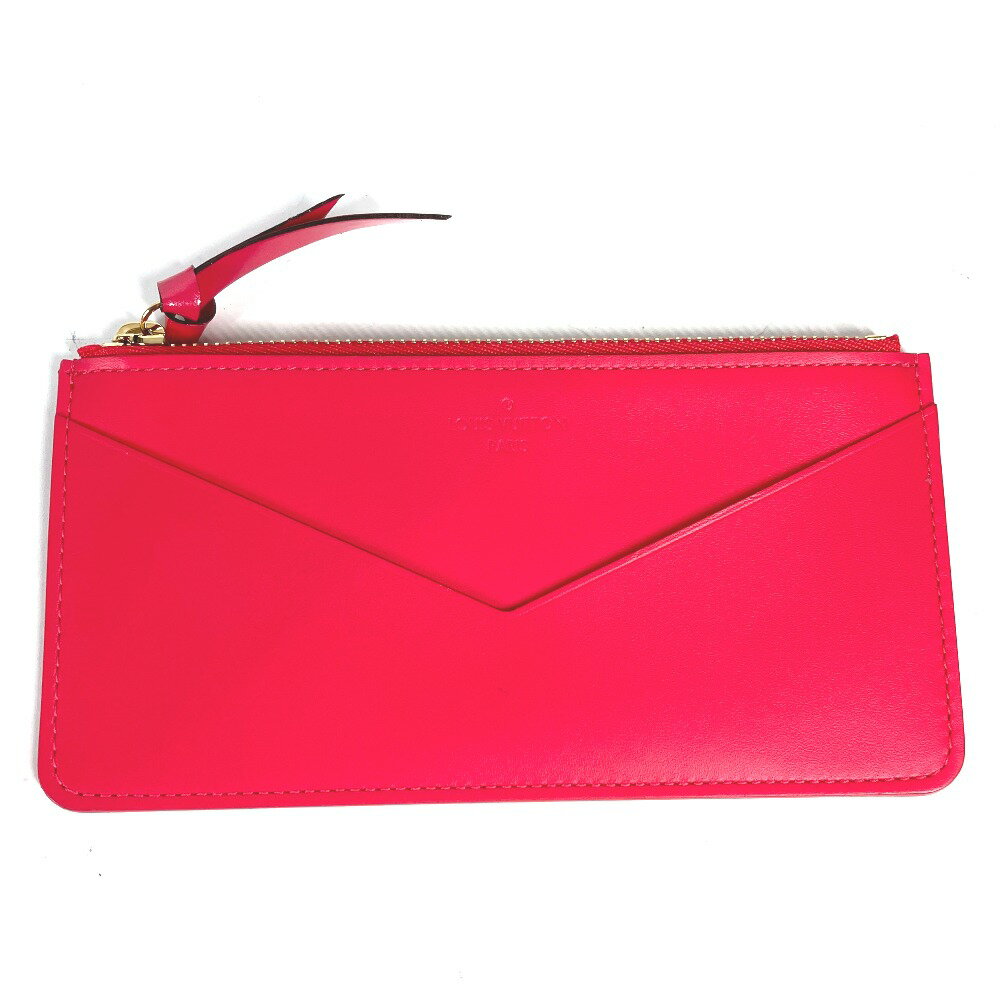 LOUIS VUITTON ルイヴィトン M61689 モノグラムヴェルニ ポルトフォイユ ジャンヌ フラップ コインケース＆カードケース付き 長財布 モノグラムヴェルニ レディース ホットピンク ピンク 【中古】