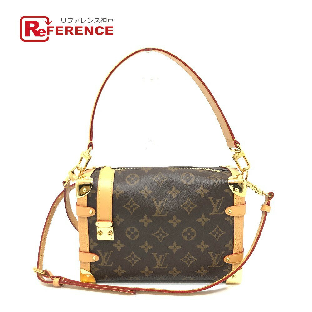 LOUIS VUITTON ルイヴィトン M46358 サイドトランクMM 2WAYバッグ ショルダーバッグ モノグラムキャンバス メンズ ブラウン 【中古】