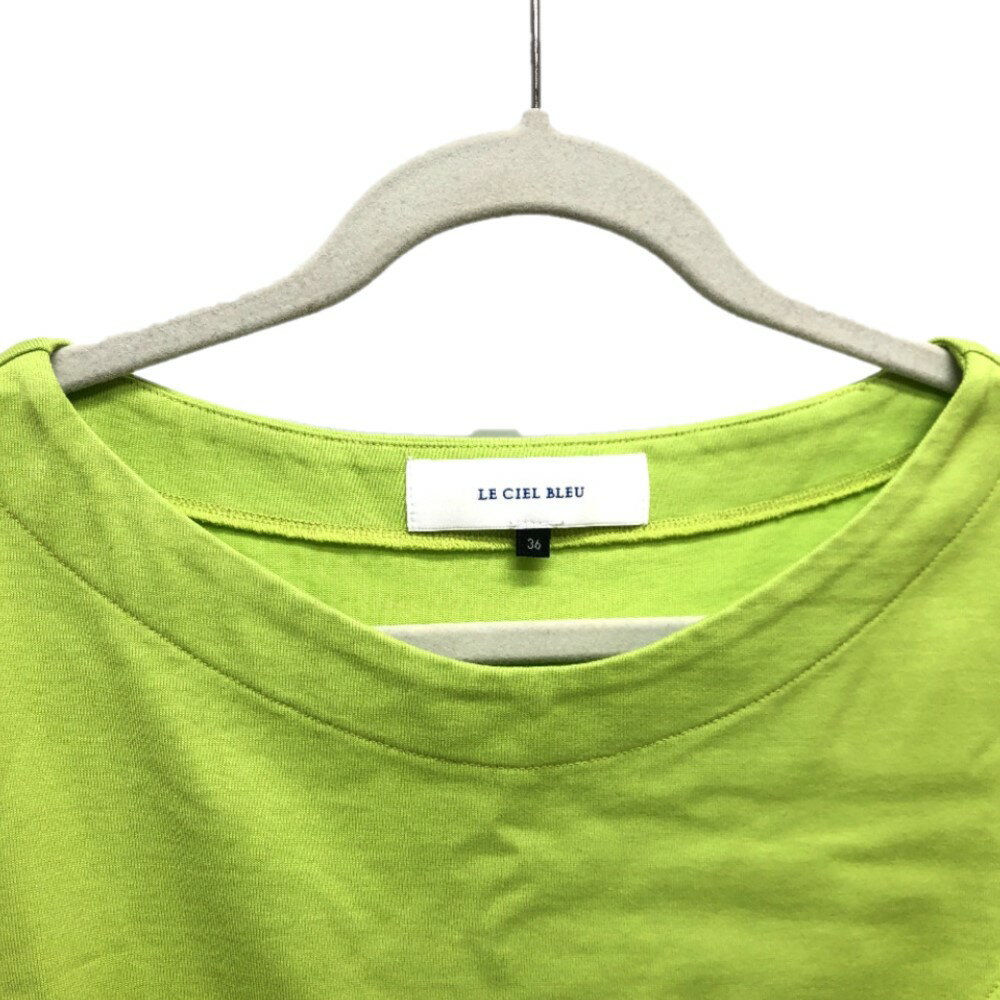 LE CIEL BLEU ルシェルブルー アパレル 半袖 トップス アパレル 半袖 半袖Tシャツ コットン レディース グリーン 【中古】