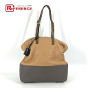 FENDI フェンディ 8MN232 バイカラー セレリア カバン 肩掛け バイカラー ショルダーバッグ レザー レディース ベージュ 【中古】
