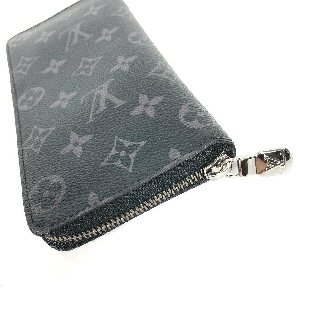 LOUIS VUITTON ルイヴィトン M62295 モノグラムエクリプス ジッピーウォレットヴェルティカル ラウンドファスナー 長財布 モノグラムエクリプスキャンバス メンズ ブラック 【中古】
