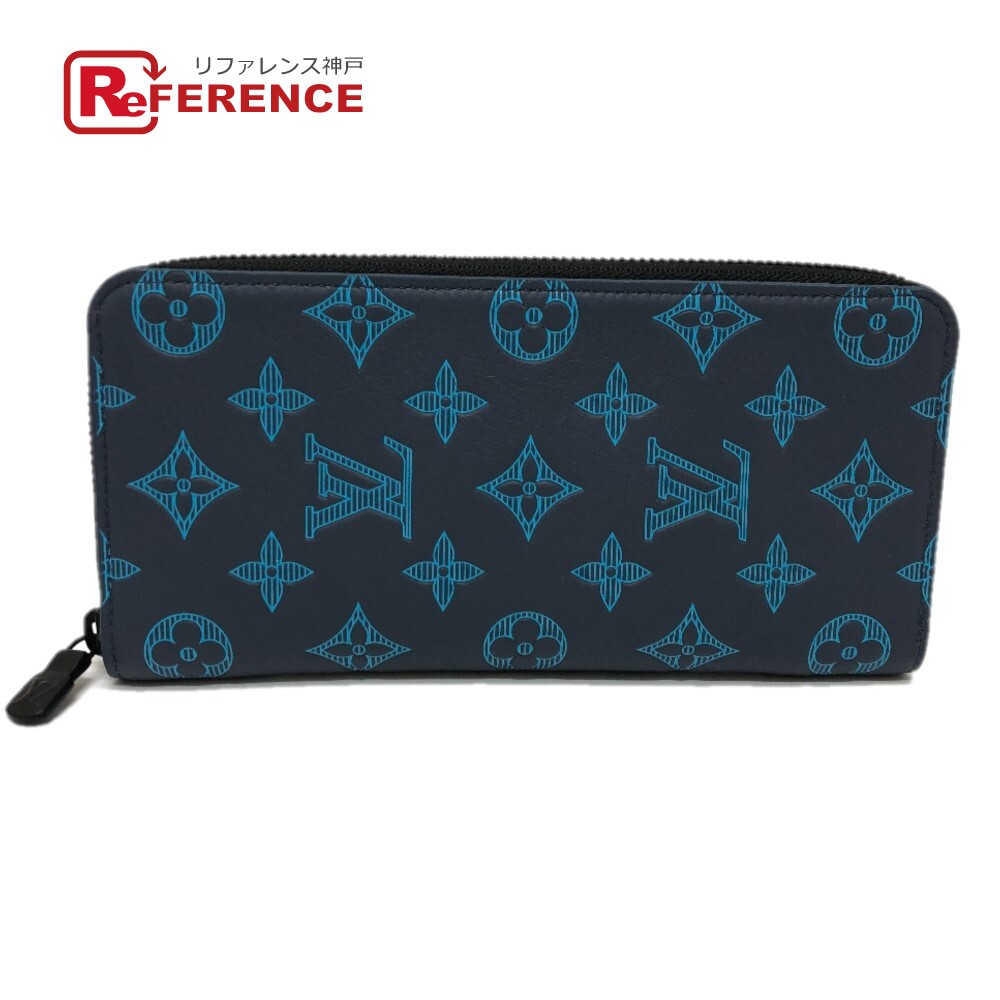 LOUIS VUITTON ルイヴィトン M82322 モノグラムシャドウ ジッピーウォレット 長財布 長財布 モノグラムシャドウレザー メンズ ネイビー 未使用 【中古】のサムネイル