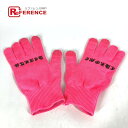 CHROME HEARTS クロムハーツ WORK GROVE グローブ CHプラス 手袋 ナイロン /ポリエステル メンズ ピンク 【中古】
