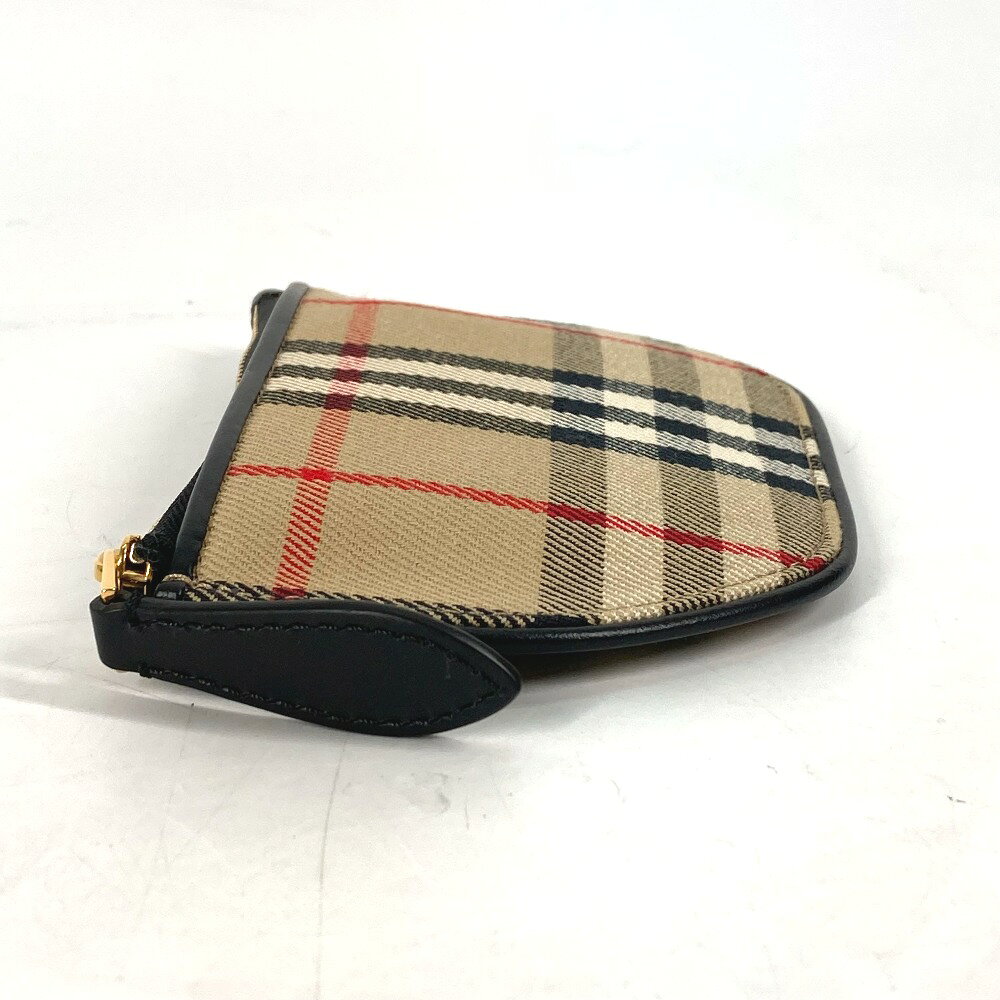 BURBERRY バーバリー 8045031 小銭入れ 財布 オリンピア チェック コインケース レザー キャンバス レディース reference-11158131 ブランドショップ リファレンス サンプル画像3