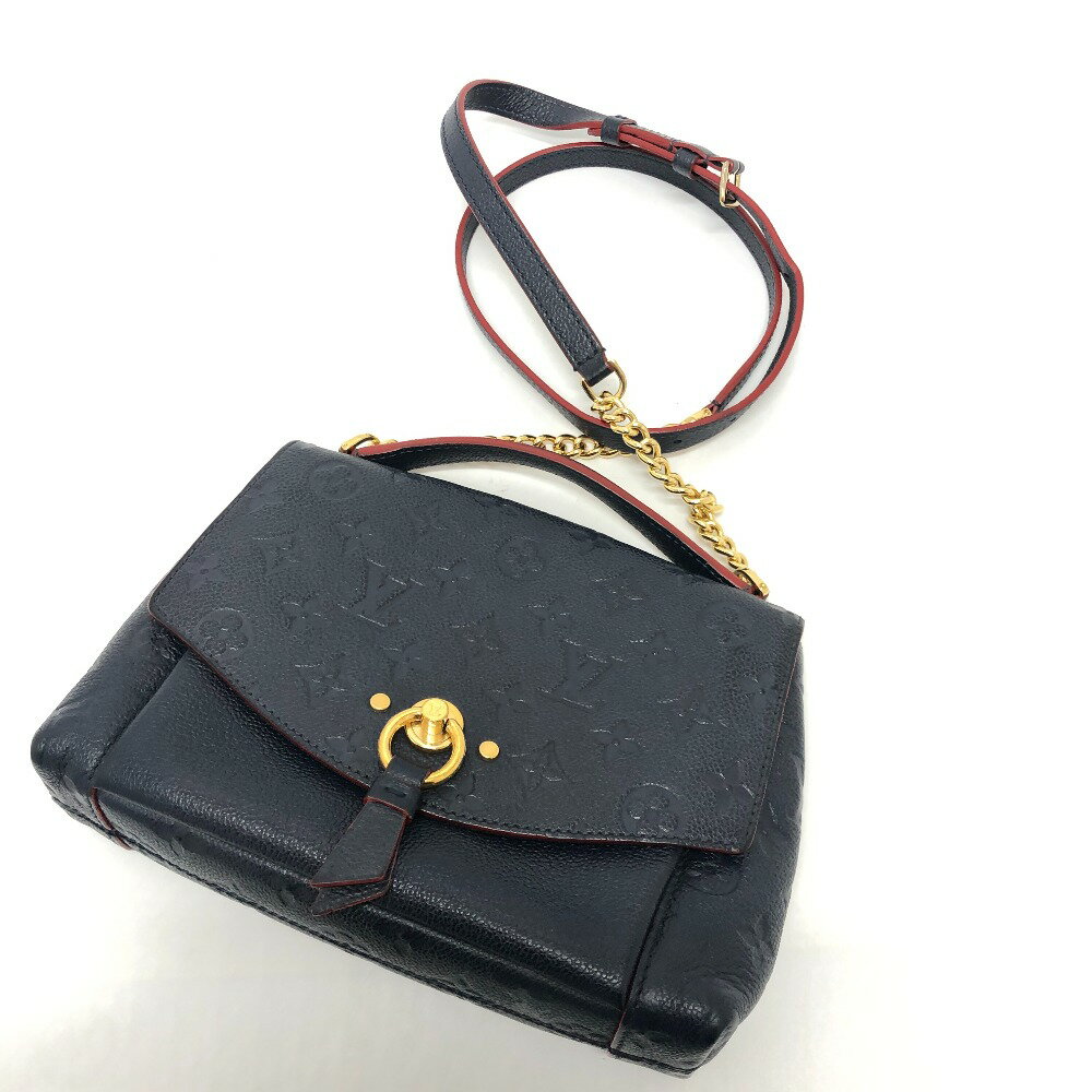 LOUIS VUITTON ルイヴィトン M43781 ブランシュBB カバン ショルダーバッグ 斜め掛けバッグ 肩掛けバッグ バッグ ショルダーバッグ モノグラムアンプラントレザー レディース マリーヌルージュ ネイビー 【中古】