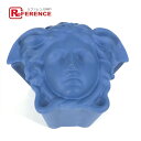 VERSACE ヴェルサーチ Rosenthal ローゼンタール メデューサ トレイ トレー 小物入れ 陶器 メンズ ブルー 【中古】