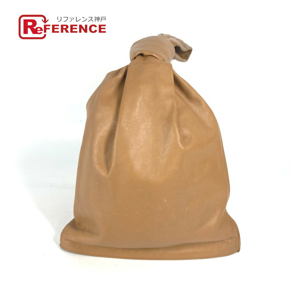 楽天ブランドショップ　リファレンスBOTTEGA VENETA ボッテガヴェネタ 607964 ザ ツイスト カバン ポーチ クラッチバッグ ハンドバッグ レザー レディース キャメル ブラウン 【中古】