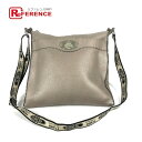 FENDI フェンディ セレリア カバン 斜め掛け ショルダーバッグ レザー レディース ベージュ系 【中古】