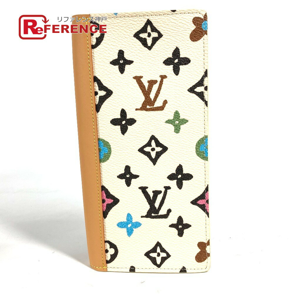 LOUIS VUITTON ルイヴィトン M83335 Tyler The Creator タイラーザクリエイター ポルトフォイユ・ブラザ NM 2つ折り 長財布 レディース バニラ ホワイト 新品同様 【中古】のサムネイル