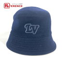 LOUIS VUITTON ルイヴィトン M7011M シャポー・モノグラム レコード ハット帽 帽子 バケットハット ボブハット ハット ウール メンズ ネイ...