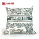 Dior ディオール HYP02BCB1U トワルドゥジュイ ピロー 枕 インテリア クッション ポリエステル /コットン レディース グリーン 未使用 【中古...