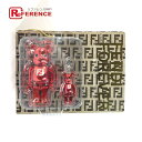 FENDI フェンディ 未開封 メディコムトイ BE@RBRICK ベアブリック FENDI FOREVER チャーム プラスチック ユニセックス レッド 未使用 【中古】