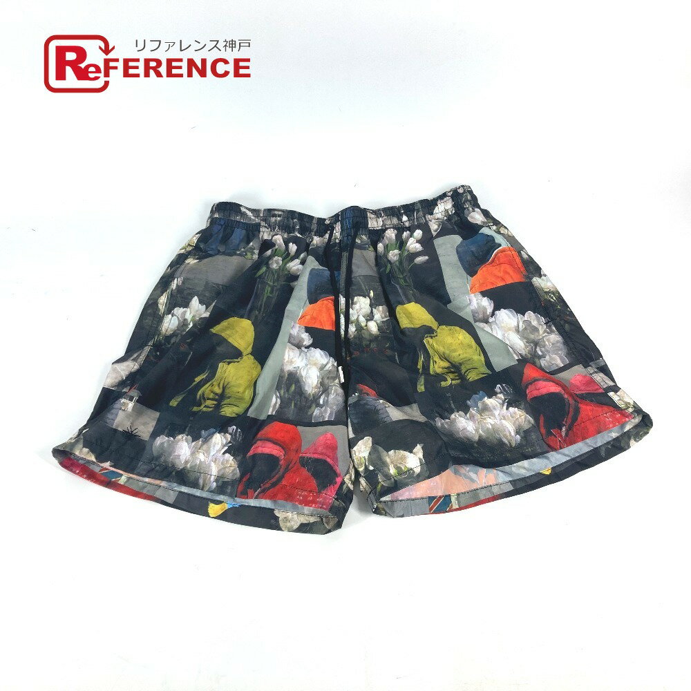 Dior ディオール スイムウエア 総柄 ボトムス ハーフパンツ アパレル 水着 ポリエステル メンズ ブラック系 【中古】