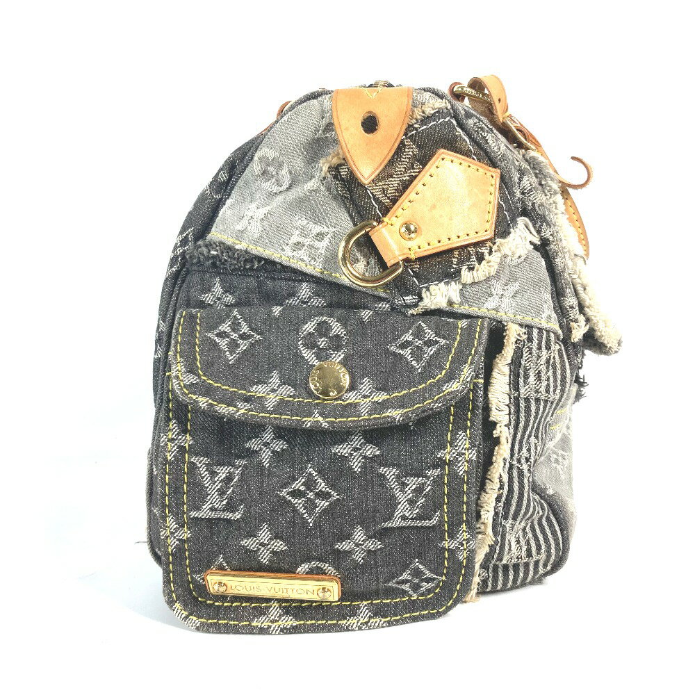 LOUIS VUITTON �륤�����ȥ� M95381 ��Υ���� �ǥ˥� �ѥå���� ���ԡ��ǥ� 30 ���Х� �ϥ�ɥХå� �ܥ��ȥ�Хå� ��Υ����ǥ˥� ��˥��å��� �֥�å� ����š�