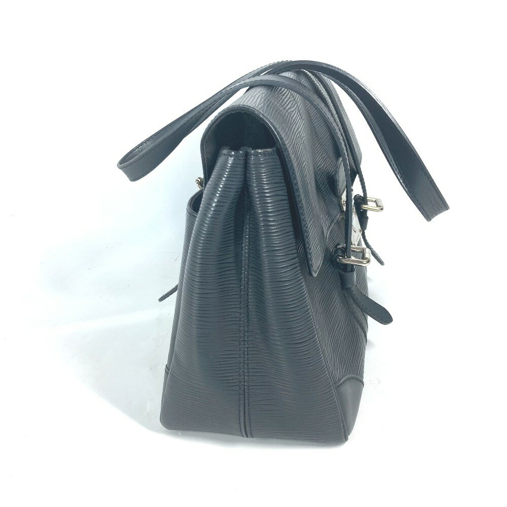 LOUIS VUITTON ルイヴィトン M58862 エピ セギュールMM カバン 肩掛け トートバッグ フラップ ショルダーバッグ エピレザー レディース ノワール ブラック 【中古】