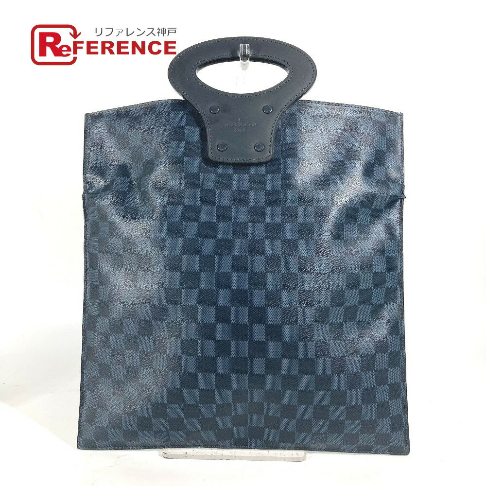 LOUIS VUITTON ルイヴィトン N51101 ダミエコバルト ポートフェリオ カバン ハンドバッグ 2WAYバッグ 2つ折り クラッチバッグ ダミエコバルトキャンバス メンズ ネイビー 【中古】