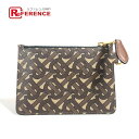 BURBERRY バーバリー TB ロゴ コインケース 財布 小銭入れ ポーチ レザー レディース ブラウン 【中古】(4)