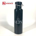 VALENTINO ヴァレンティノ ロゴ VLTNロゴ 水筒 ウォーターボトル タンブラー SS レディース ブラック 未使用 【中古】