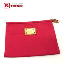 ブランドショップ リファレンスで買える「LOUIS VUITTON ルイヴィトン M40065 アンティグア ポシェット プラット GM クラッチバッグ フラット バッグ カバン ポーチ ポーチ キャンバス レディース ローズ ピンク 【中古】」の画像です。価格は29,700円になります。