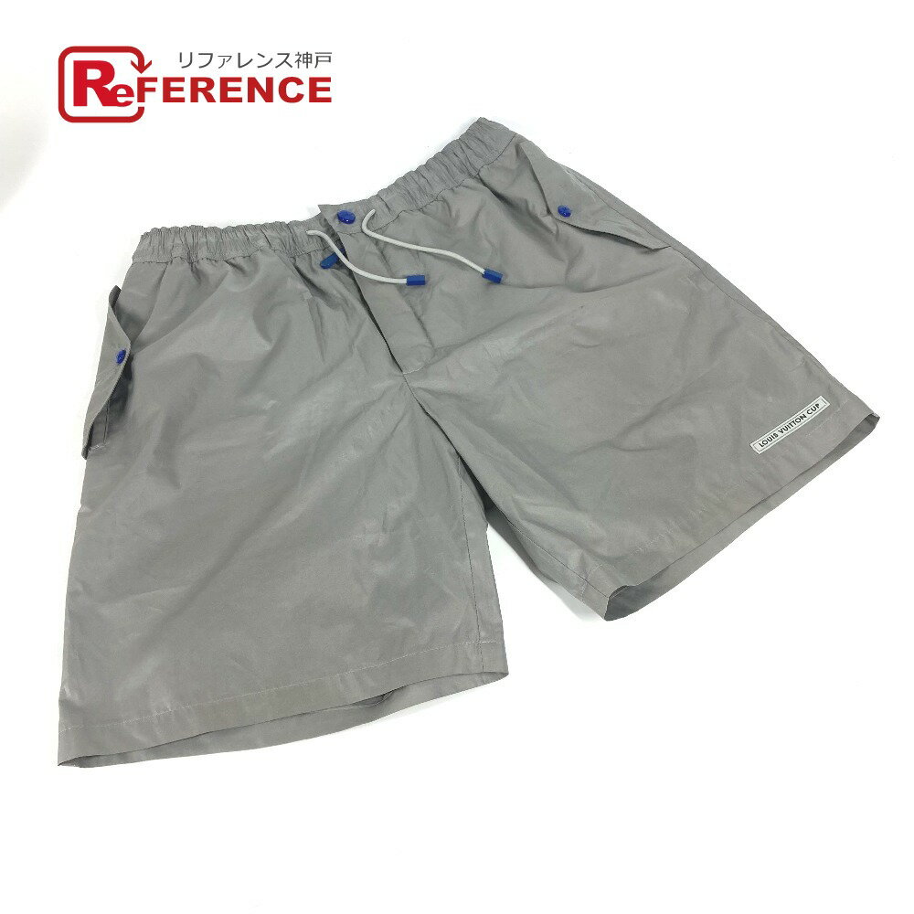 LOUIS VUITTON ルイヴィトン LVCUP ルイヴィトンカップ ロゴ ハーフパンツ ボトムス アパレル ズボン 水着 ポリエステル メンズ グレー 【...