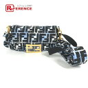 FENDI フェンディ 8BR784 ジョシュアヴィーダス Joshua Vides コラボ ズッカ バゲット ミニ 2WAYバッグ 斜め掛け ポシェット ショ...