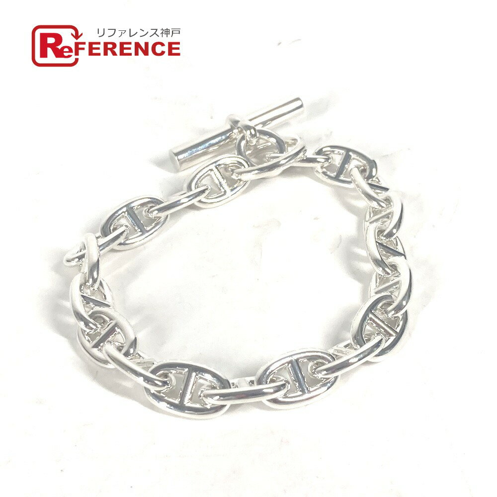 HERMES エルメス アクセサリー Chaine dAncre MM 19LINK シェーヌダンクル MM 19コマ ブレスレット AG925 ユニセックス シルバー 新品同様 【中古】のサムネイル