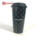 SAINT LAURENT PARIS サンローランパリ 692534 コップ カップ ロゴ スター ウォーターボトル 水筒 インテリア タンブラー 陶器 レデ...