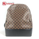 LOUIS VUITTON ルイヴィトン N41558 ダミエ ジェイク カバン バックパック リュックサック ダミエキャンバス ユニセックス エベヌ ブラウン...