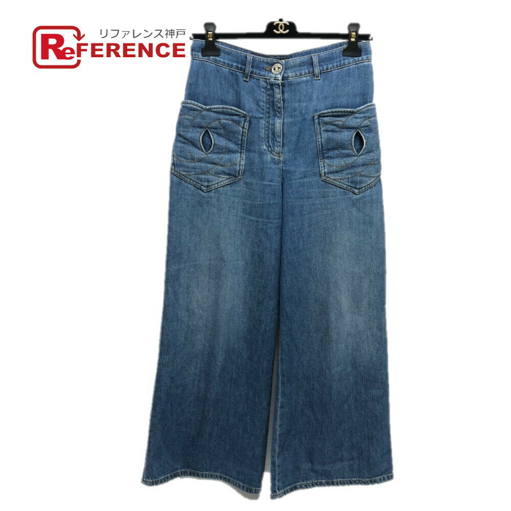 シャネル デニム 未使用 34 - パンツ シャネル デニム 未使用 34 - パンツ